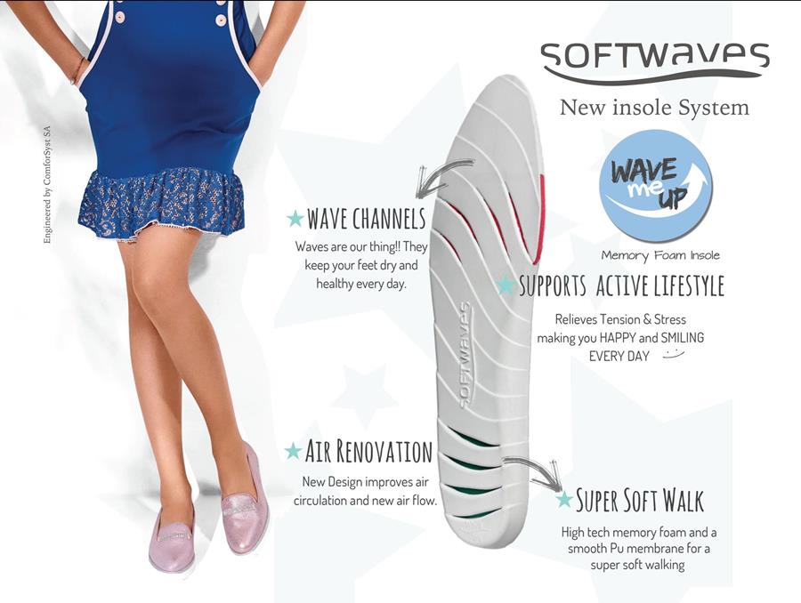 Softwaves, mode en comfort samen in een damesschoen