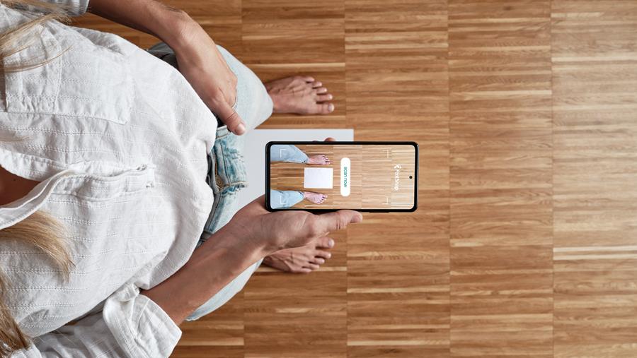 Un chaussant parfait grâce à une toute nouvelle technique de scan