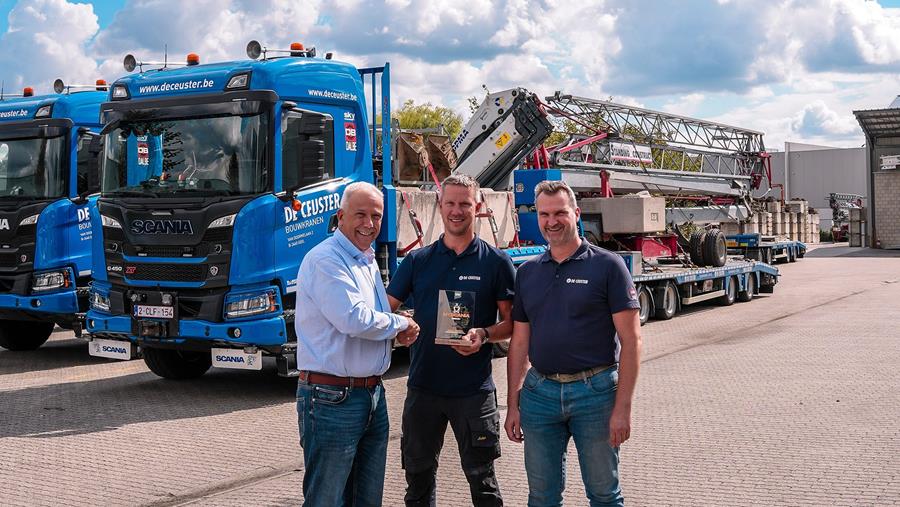 MyScania Golden Award pour De Ceuster NV